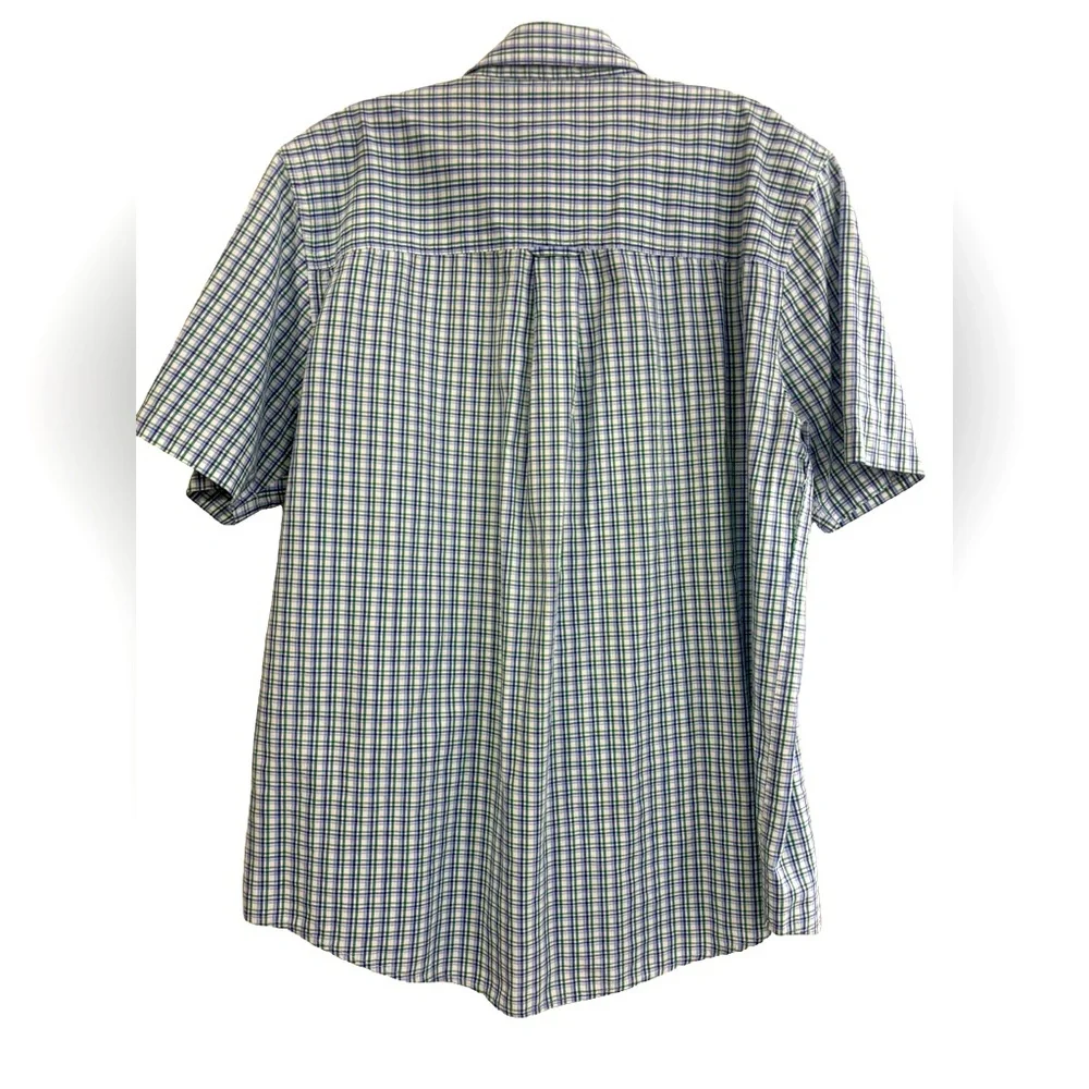 Mens Chaps Short Sleeve Button Down - Picture 2 of 5